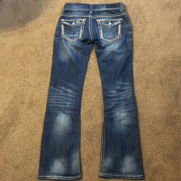 Day Trip Leo Boot Cut Jeans - Picture 2 of 15